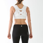 Women's Posture Sports Bra // White (L)