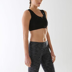 Women's Posture Sports Bra // Black (XL)