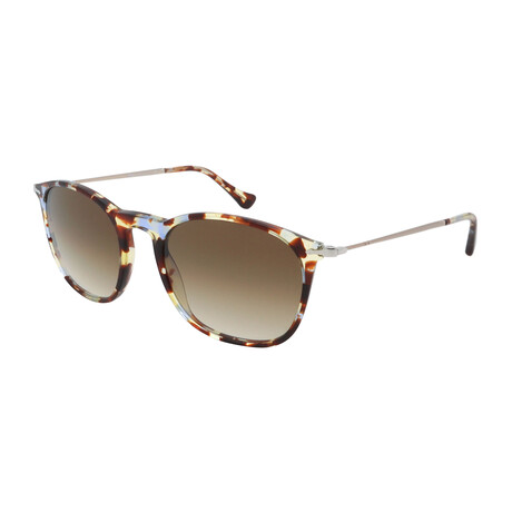 Persol // Unisex PO3124S-105851 Sunglasses // Havana Azure Brown + Gradient Brown