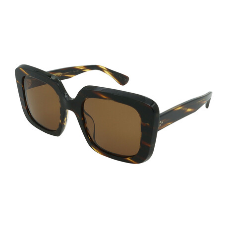 Oliver Peoples // Women's OV5443SU-100383 Polarized Sunglasses // Cocobolo + Brown Polar