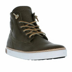 High Top Sneaker // Olive (Euro: 40)