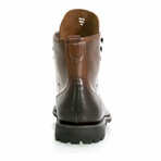 Lace Up Combat Boot // Bark (Euro: 40)