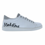 Blackstone Cursive Low-Rise Sneaker // White (Euro: 48)
