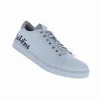Blackstone Cursive Low-Rise Sneaker // White (Euro: 48)