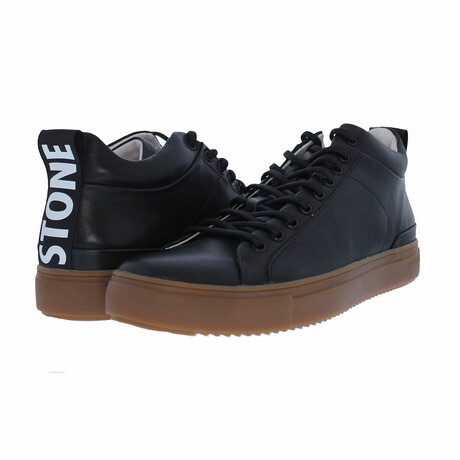 Blackstone Graphic Mid-Rise Sneakers // Black (Euro: 41)