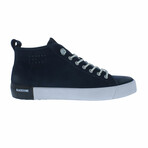 Lace Up Sneakers // Dark Denim (Euro: 42)