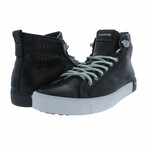 High-Top Lace Up Sneakers // Black (Euro: 41)