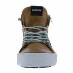 High-Top Lace Up Sneakers // Rust (Euro: 42)