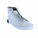 High-Top Lace Up Sneakers // White (Euro: 42)