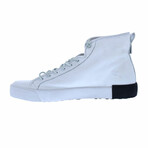 High-Top Lace Up Sneakers // White (Euro: 42)