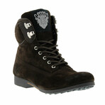 Suede Hiking Boot // Dark Brown (Euro: 41)