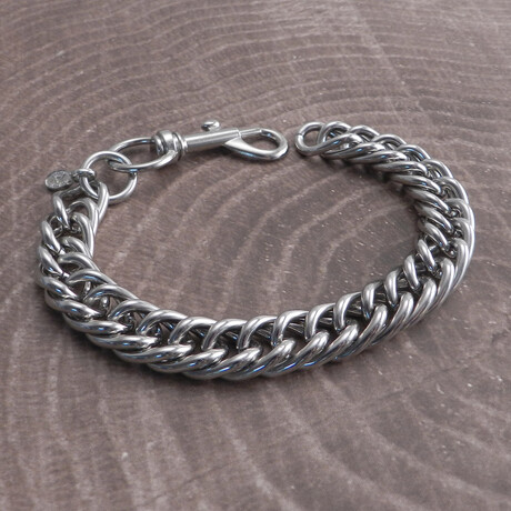 Classic Chain Bracelet I // Silver (Cut Leash Chain)