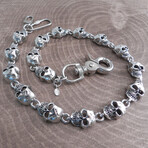 Monster Skull Wallet Chain // 18"