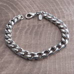 Classic Chain Bracelet II // Silver (Small Laser Leash Chain)