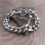 Classic Chain Bracelet I // Silver (Link Chain)