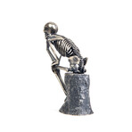 The Thinker (Silvered Bronze)