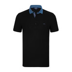 Montreal Short Sleeve Polo Shirt // Black (S)