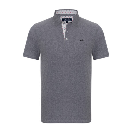 Carilo Short Sleeve Polo Shirt // Navy (S)
