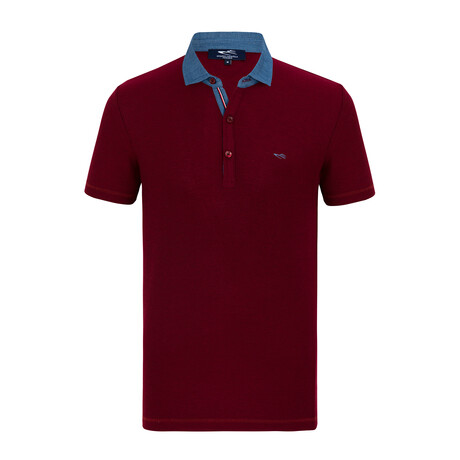 Denmark Short Sleeve Polo Shirt // Bordeaux (S)