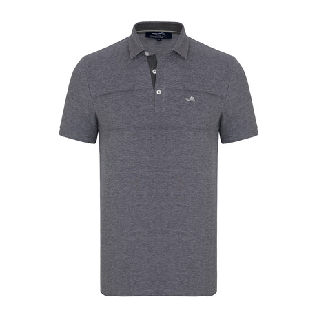 Corsica Short Sleeve Polo Shirt // Black (S)