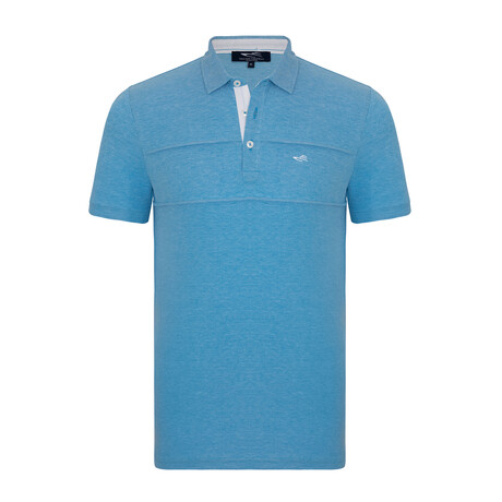 Wales Short Sleeve Polo Shirt // Blue (S)