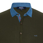 Houston Short Sleeve Polo Shirt // Khaki (S)