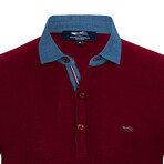 Denmark Short Sleeve Polo Shirt // Bordeaux (S)