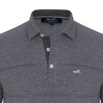 Corsica Short Sleeve Polo Shirt // Black (S)