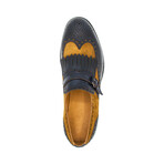 Mauna Shoes // Tobacco + Navy Blue (Euro: 41)