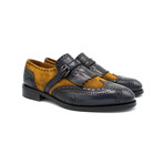 Mauna Shoes // Tobacco + Navy Blue (Euro: 41)