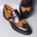 Mauna Shoes // Tobacco + Navy Blue (Euro: 41)