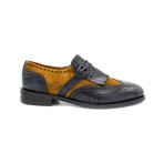 Mauna Shoes // Tobacco + Navy Blue (Euro: 41)