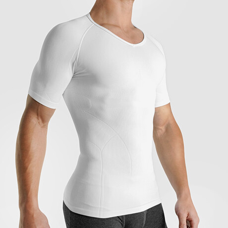 Seamless Compression Tee // White (XS)