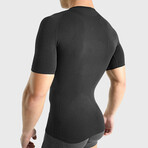 Seamless Compression Tee // Black (XS)