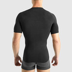 Seamless Compression Tee // Black (XS)