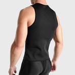 Workout Compression Sweat Vest // Black (XL)