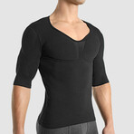 Padded Muscle Shirt // Black (XS)