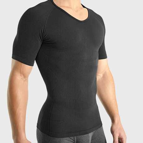 Seamless Compression Tee // Black (XS)