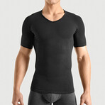 Seamless Compression Tee // Black (XS)