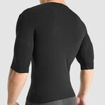 Padded Muscle Shirt // Black (XS)