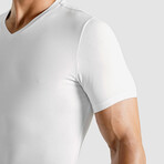 Cotton Compression Tee // White (M)