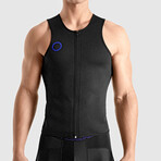 Workout Compression Sweat Vest // Black (XL)