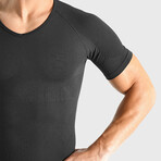 Seamless Compression Tee // Black (XS)