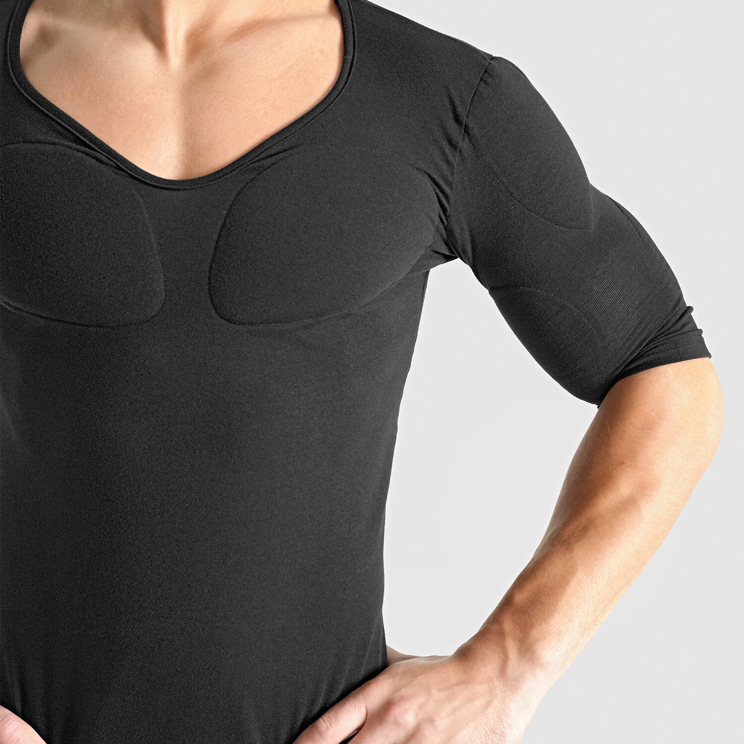 Padded Muscle Shirt Black Xs Rounderbum Touch Of Modern