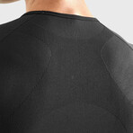 Seamless Compression Tee // Black (XS)