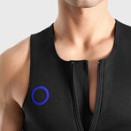 Workout Compression Sweat Vest // Black (XL)