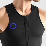 Workout Compression Sweat Vest // Black (XL)