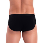 O-Line Padded Brief // Black (L)