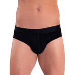 O-Line Padded Brief // Black (L)