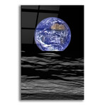 Earth from Moon (16"H x 12"W x 0.13"D)